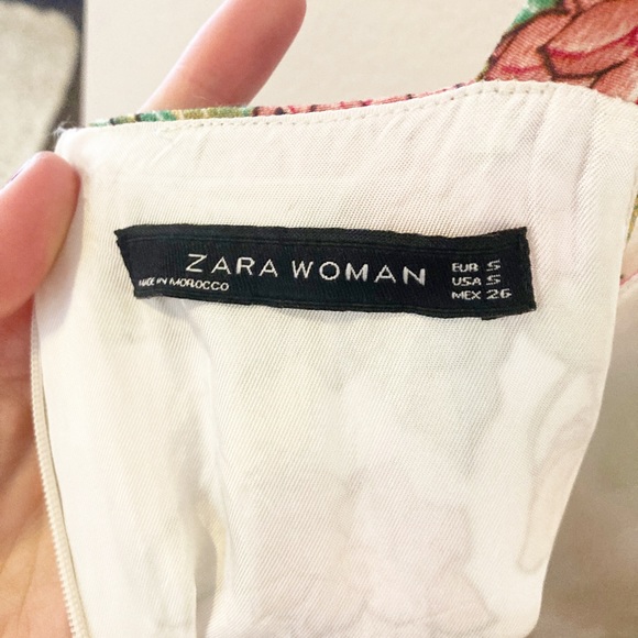 [Zara] Floral Wide Leg Romper Jumpsuit S - Picture 4 of 9